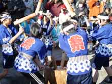 南大塚の餅つき踊り