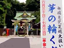 夏越茅の輪くぐり